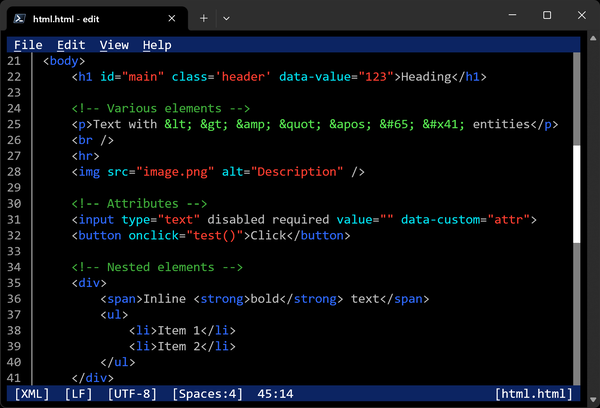 MS Edit