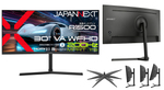 R1500湾曲＆200Hz対応　JAPANNEXT、30インチWFHDゲーミングモニター発売