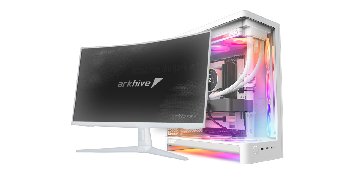 NZXT「H6 RGB+」採用、arkhive新ゲーミングPC登場 曲面ピラーレス×RTX 5090対応
