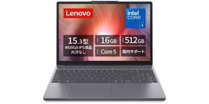 大画面で仕事したい社会人に。Core 5＆メモリ16GB搭載のLenovoノートPCが104,800円