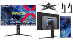 280Hz×OLEDで滑らか表示、JAPANNEXTの27型WQHDゲーミングモニター登場