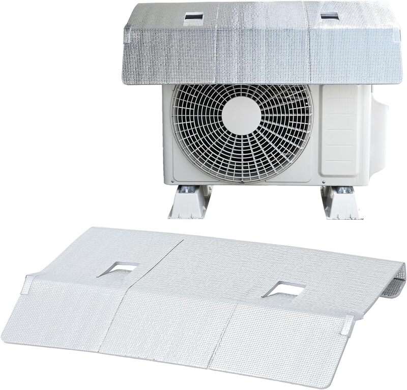 優さん エアコン➕室外機 最新エアコン室外機カバーが特価1,555円！ 通風口装備＆強力磁石で設置