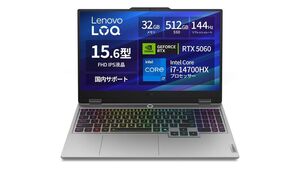 ゲームも動画編集もOKなスペックが魅力！ メモリ32GB＆RTX 5060搭載のLenovo製15.6型ゲーミングノート