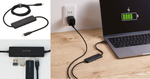 USB Type-C接続で100W給電対応 4ポートUSBハブが新発売