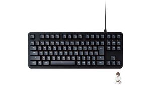 誤入力を防ぐ独自のキーキャップが便利！ エレコムのテンキーレスゲーミングキーボードが5990円