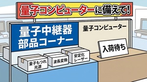 量子コンピューターもまだなのに、もう中継器？　コピーできない通信を遠くへ運ぶ方法