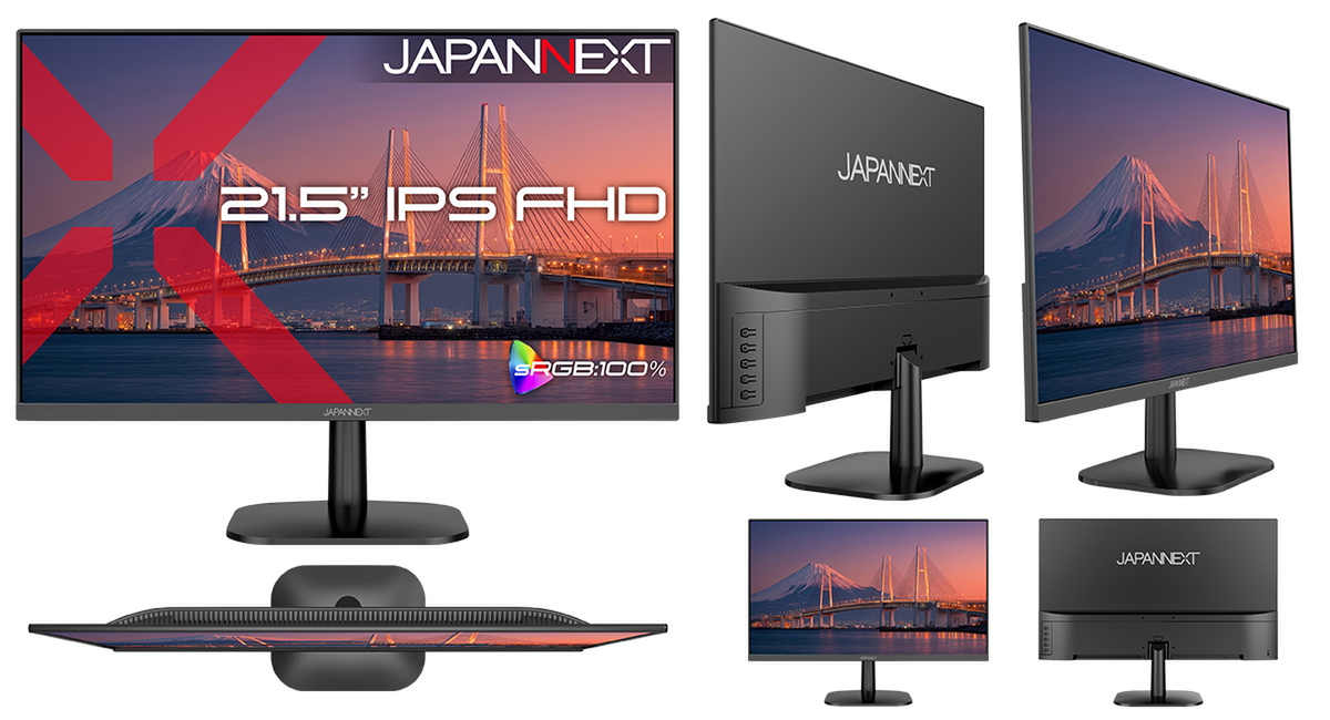 ASCII.jp：13,480円で買える高コスパ液晶！ JAPANNEXT、21.5型IPSフル