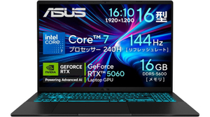 RTX 5060搭載ノートが約6万円引き。Amazon限定ASUS Gaming V16が20万9800円