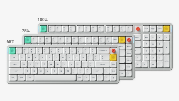 NuPhy「Air65 V3」「Air100 V3」発売 3モード接続対応の薄型メカニカル