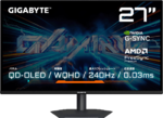 GIGABYTE、27インチQHDゲーミングモニター2機種を発売 240Hz有機ELと210Hz IPSを用意