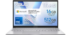 テレワークPC選びの本命かも!? Core 7＆16GBメモリ＆Office 365が2年間使える「Vivobook 15」が18万9800円