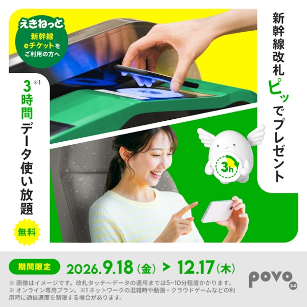 キャンペーンの告知バナー