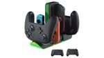 新旧SwitchのJoy-ConとProコンを最大6台同時充電できるスタンド発見！ 3000円台の価格も魅力的