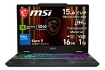 RTX 5060でPCゲームを快適に！ MSIの15.6型ゲーミングノートが4万円引き