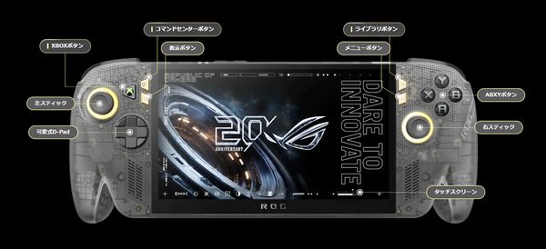 ASUS「ROG XBOX Ally X20」発表