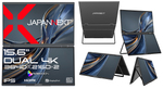 JAPANNEXT、15.6インチIPS×2搭載の4Kデュアルモバイルモニター「JN-DMD-IPS156U」を発売