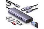 3000円台でこれは欲しい！ HDMIも有線LANも使えるUGREENの7-in-1 USB-Cハブが31％オフ：AmazonスマイルSale