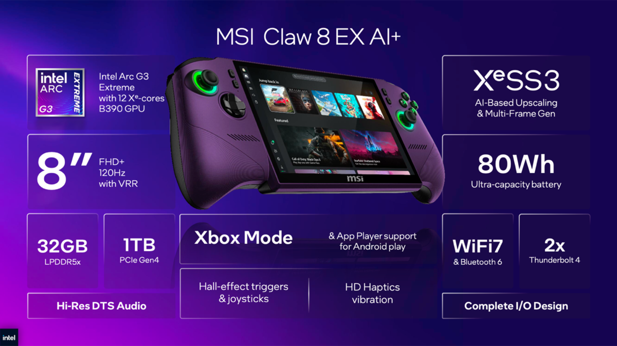 Claw 8 EX AI+ CG3EM