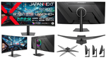 USB-Cケーブル1本で90W給電！ JAPANNEXTの37.5型・144Hz湾曲モニター