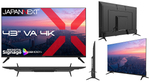43インチ4K×HDR対応！ JAPANNEXT「JN-V43U」が9月3日発売