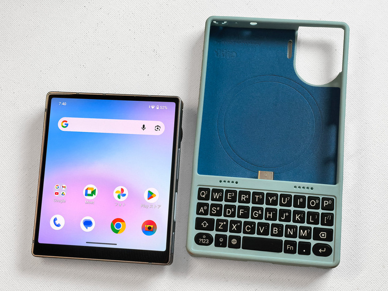 ikko MindOne Pro ＋ 物理キーボードケース ド変態スマホ】正方形ボディ×物理キーボード!? 異端児IKKO「MindOne