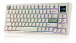 レトロデザインながら画面搭載のワイヤレスゲーミングキーボードを発見！ ポコポコな打鍵感が好評