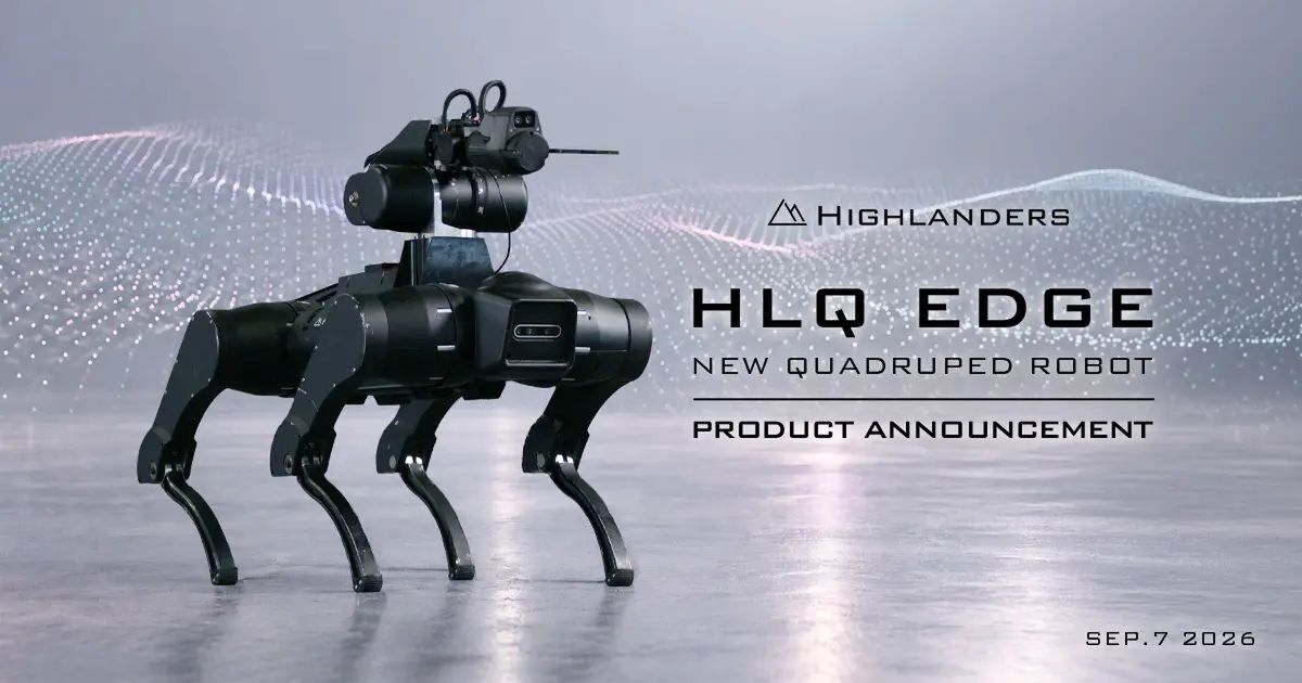 予測モデルAIを搭載した可搬重量60kgの産業用4足歩行ロボット