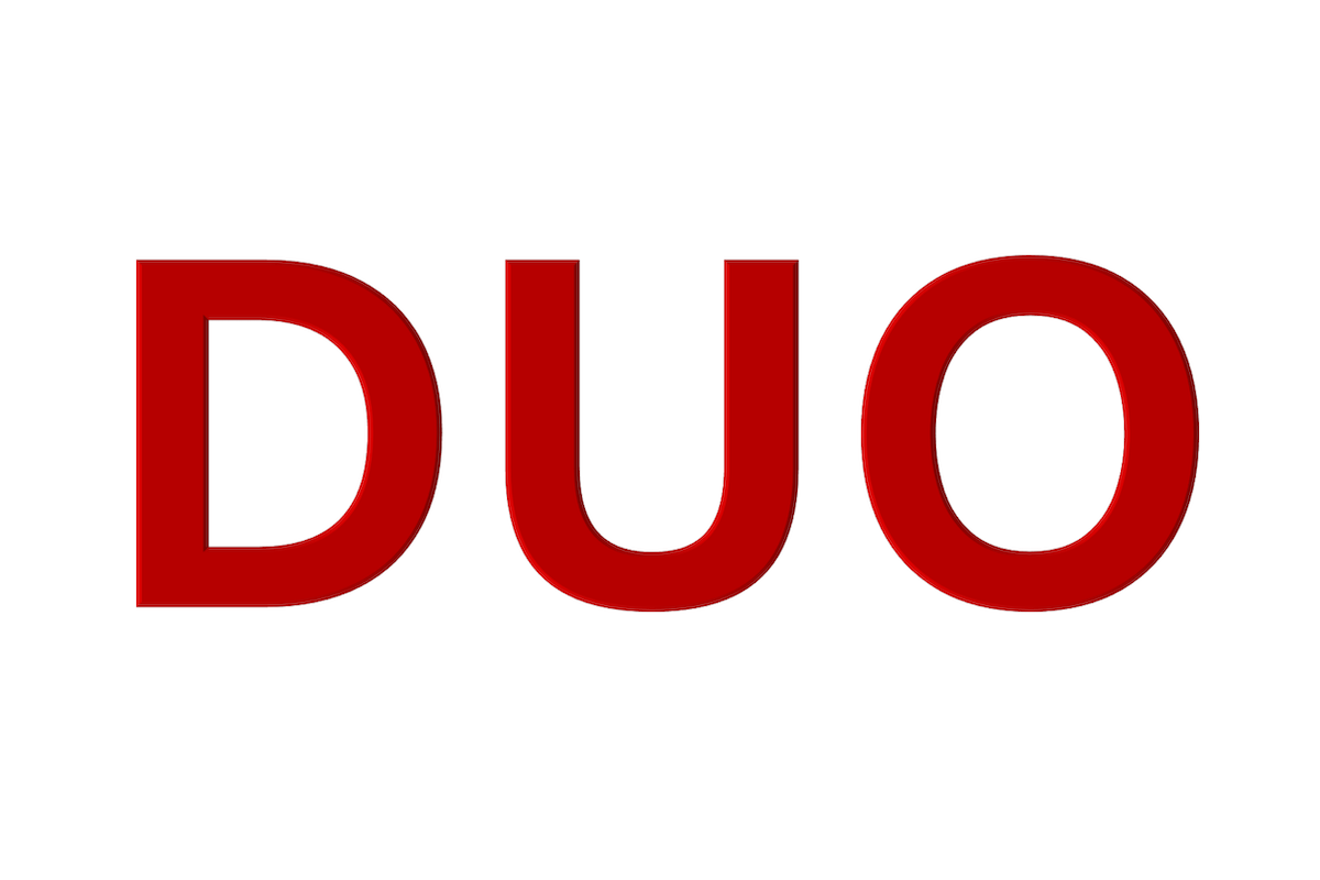 DUOと書かれた画像