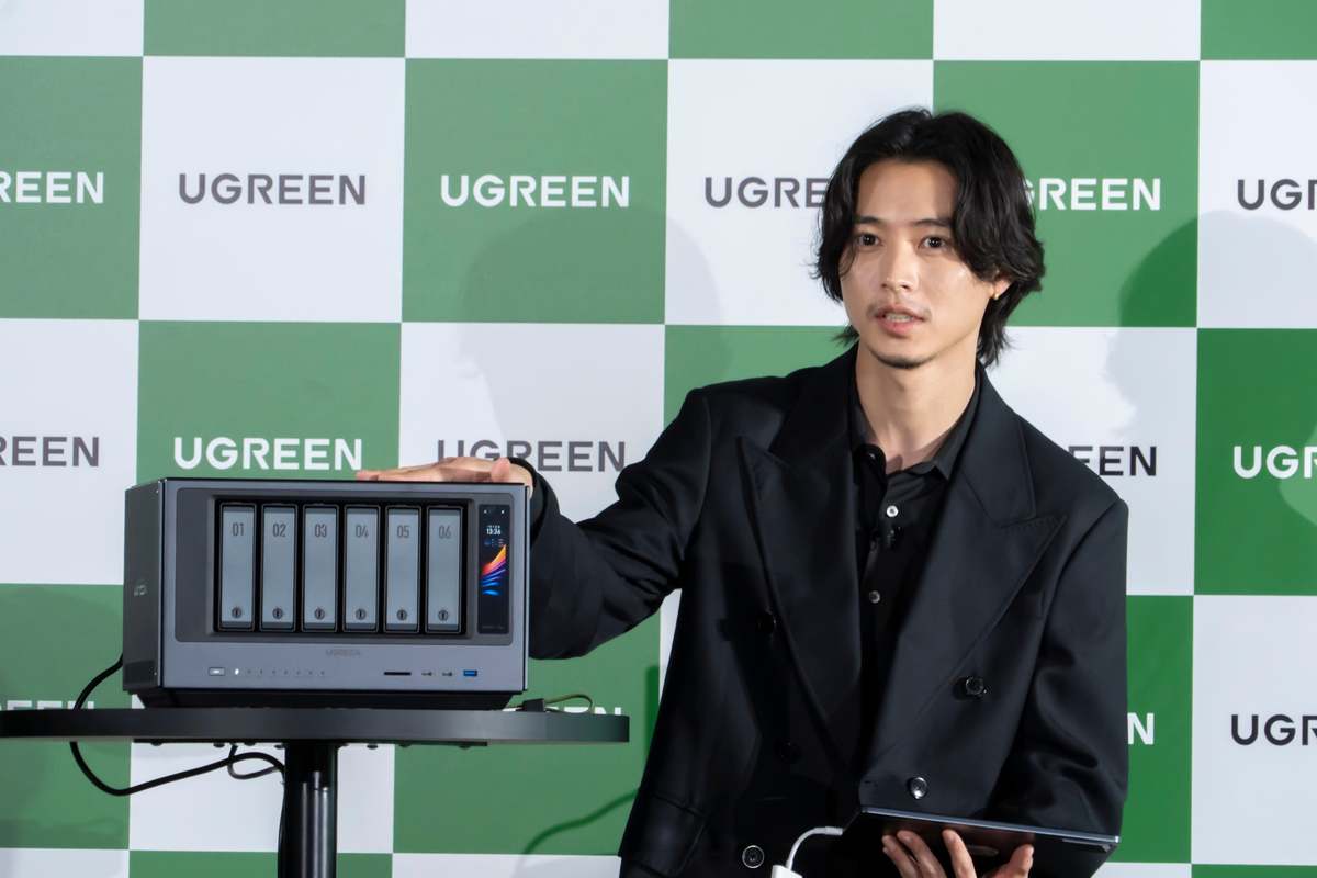 山﨑賢人がユーグリーン新アンバサダーに就任！ 新CMと「UGREEN AI NAS」を披露