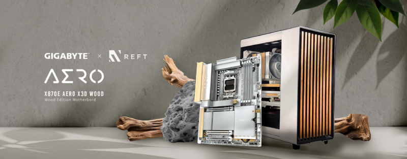 GIGABYTE and REFT COMPUTER to Release High-Performance Wood-Grain BTO "INFINITY WOOD PC" on September 18th