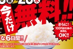 【6日間】かつや、ご飯大盛無料に！ 100円割引券も併用できてめちゃお得