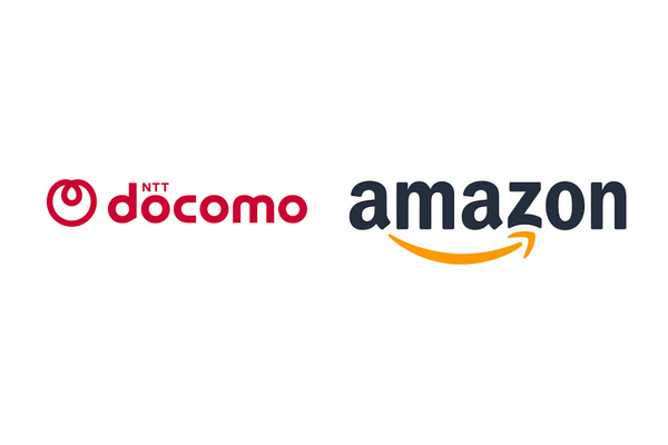 NTTドコモとアマゾンのロゴ