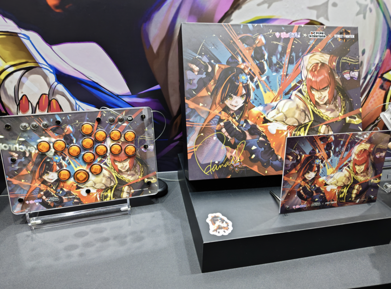"Vspo!" and "Street Fighter 6" Collaboration Leverless Controllers Are Stunning... [TGS2026 Feature]