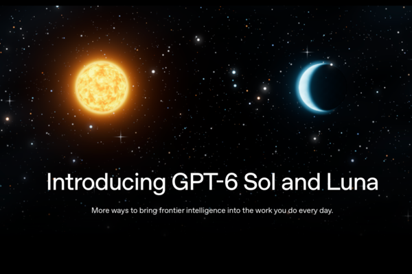 OpenAI「GPT-6 Sol/Luna」発表　料金半額、ただし普通のChatではまだ使えず