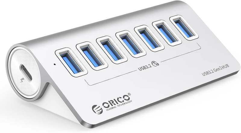ORICO Launches 7-Port USB Hub with 10Gbps Transfer, Slanted Design, and Self-Power Support to Optimize Workspaces