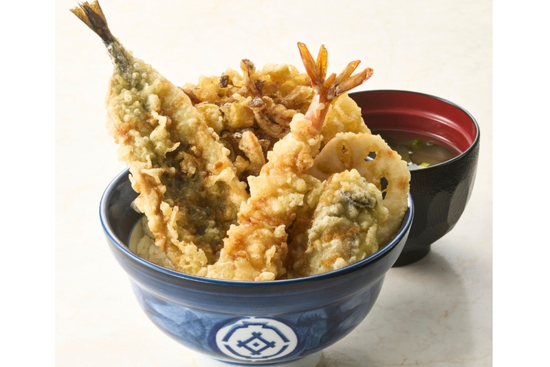Tenya's Autumn Tendon Features "Oyster x Pacific Saury"! A Luxurious 5-Item Assortment Including Shrimp
