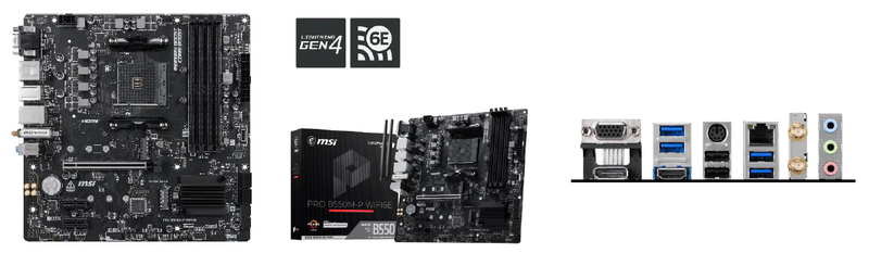 MSI Launches "PRO B550M-P WIFI6E," a Ryzen 5000 Compatible Motherboard with Two M.2 Slots