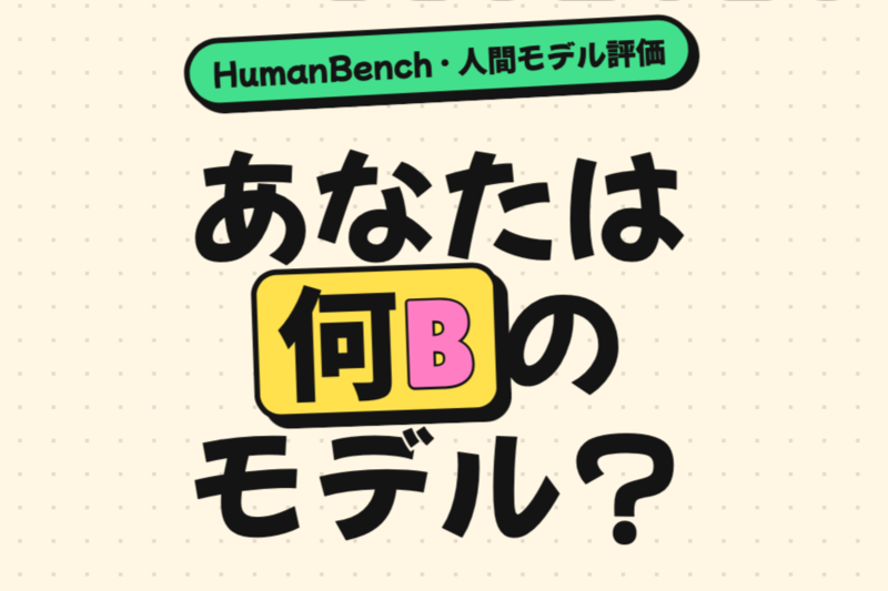If You Were an AI, How Many Billions of Parameters Would You Be? A Site Measuring Human 'AI Performance' Goes Viral