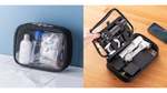 ケーブルも充電器もひと目で確認！ サンワサプライの透明ガジェットポーチにS・LL登場