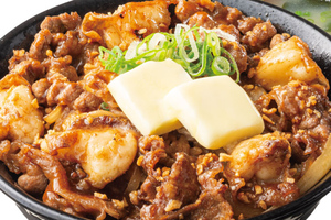 すた丼屋、総重量500gのガリバタ丼！ “肉2倍盛り”も選べる