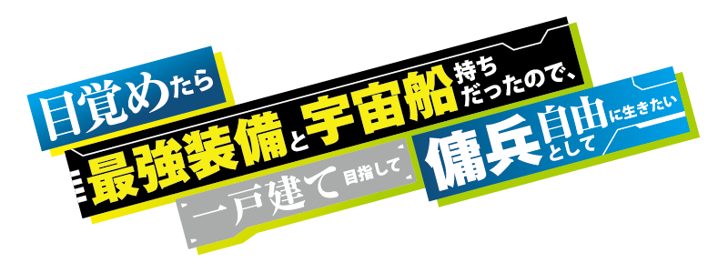 『目覚めたら最強装備と宇宙船持ちだったので、一戸建て目指して傭兵として自由に生きたい』