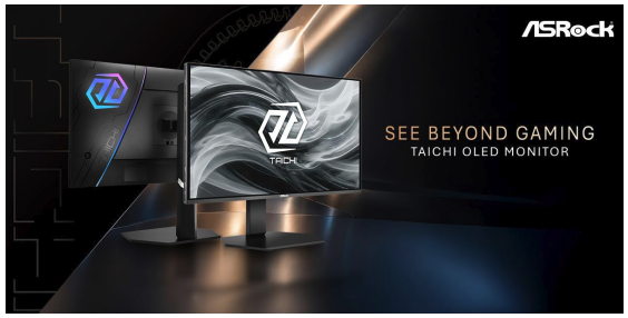 ASRock to Launch Two 27-inch Taichi OLED Monitors with 4K/240Hz and QHD/500Hz in Japan on October 30