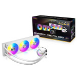 Antec「Skeleton Matrix 360 ARGB White」登場、3連ファン一体型の白い360mm簡易水冷