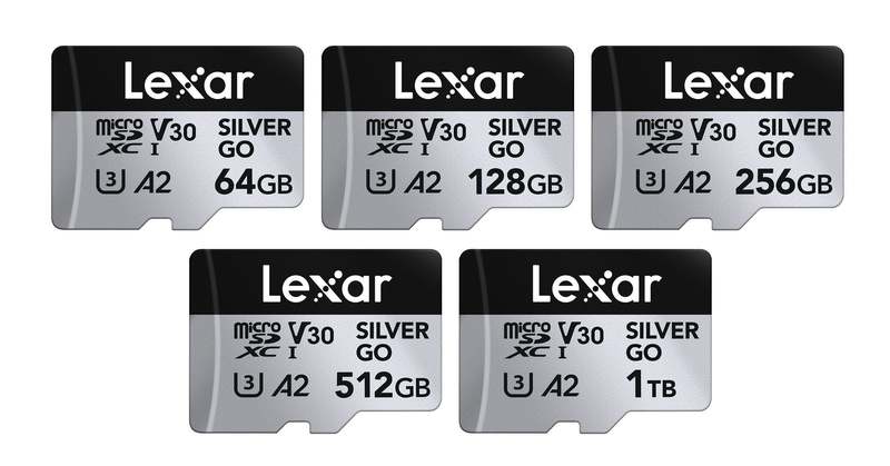 Lexar Releases "SILVER GO" microSD, Offering Speedy 4K Post-Capture Transfers with Up to 250MB/s Read Speed