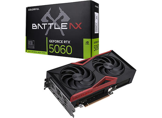 CFD Sales Launches Colorful Dual-Fan GPUs Featuring RTX 5060/3060
