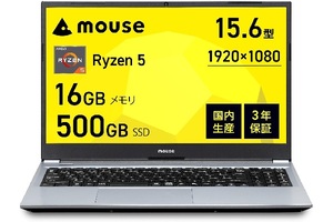 9万9800円でRyzen 5と16GBメモリ、さらに3年保証！ 国内生産の「mouse A5」がプライム感謝祭先行セール