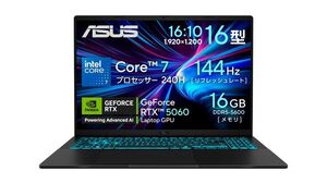 RTX 5060搭載ゲーミングノートPCを狙うなら、ASUS製がプライム感謝祭先行セールで20万円切り