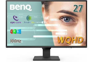 目をいたわる機能満載！ 事務作業向け27インチWQHDディスプレーが2万6800円