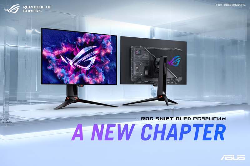 One Monitor, Both 4K/240Hz and FHD/480Hz! ASUS Unveils Two New 'ROG Swift OLED' Monitors