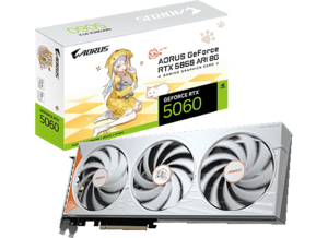 神鷹凛デザインのRTX 5060採用モデルが登場！ GIGABYTEがLCD搭載水冷CPUクーラーも発表